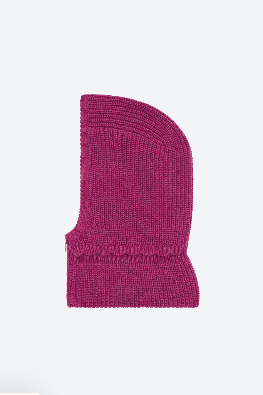 Cagoule zippée fruit rouge