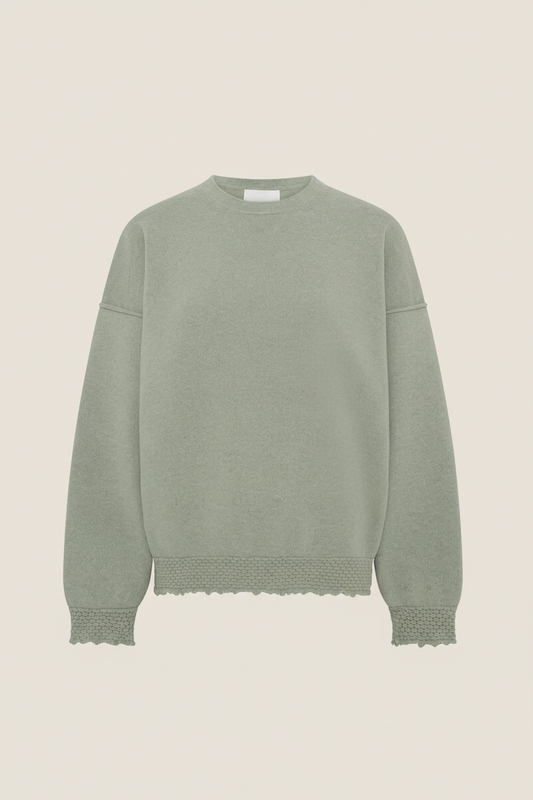 Sweat loose gris souris