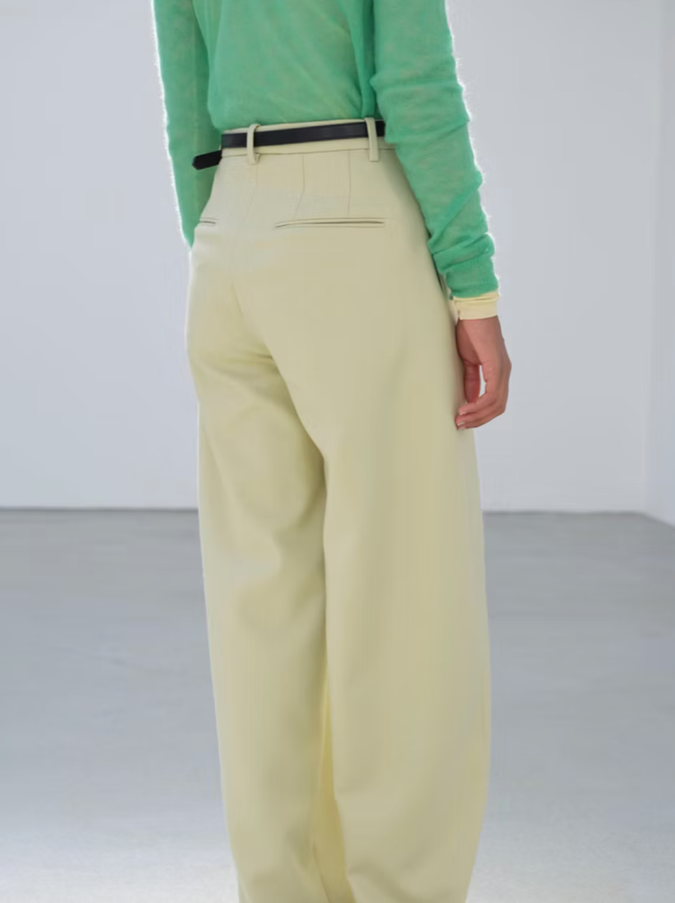 Pantalon LIGHT MELTON SLACKS
