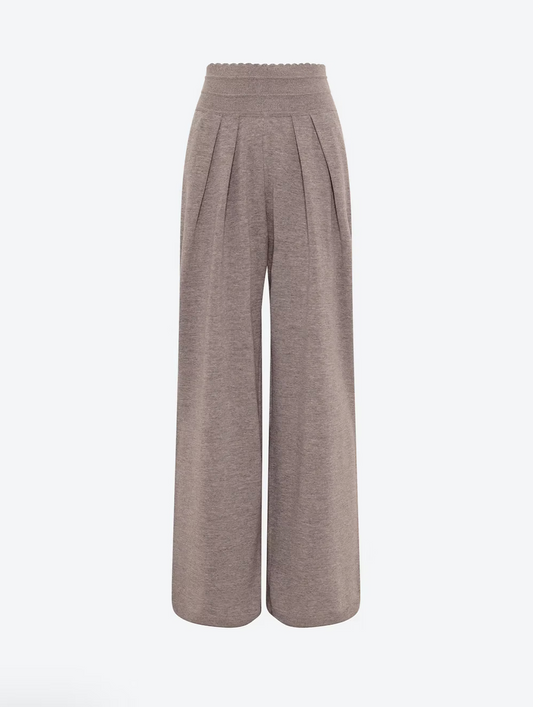 Pantalon large châtaigne