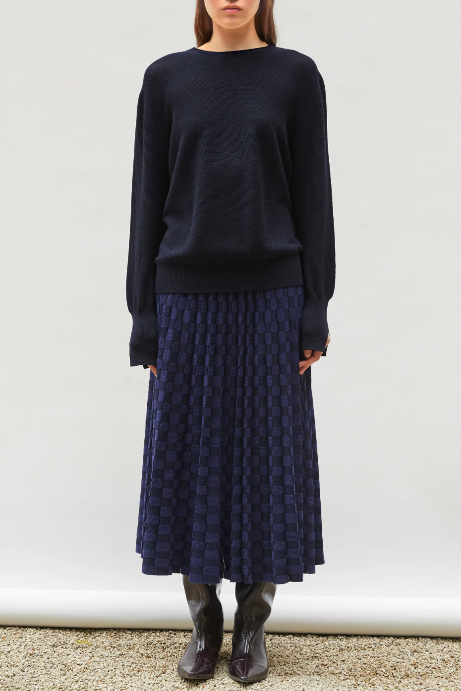 Pull col rond nuit Molli