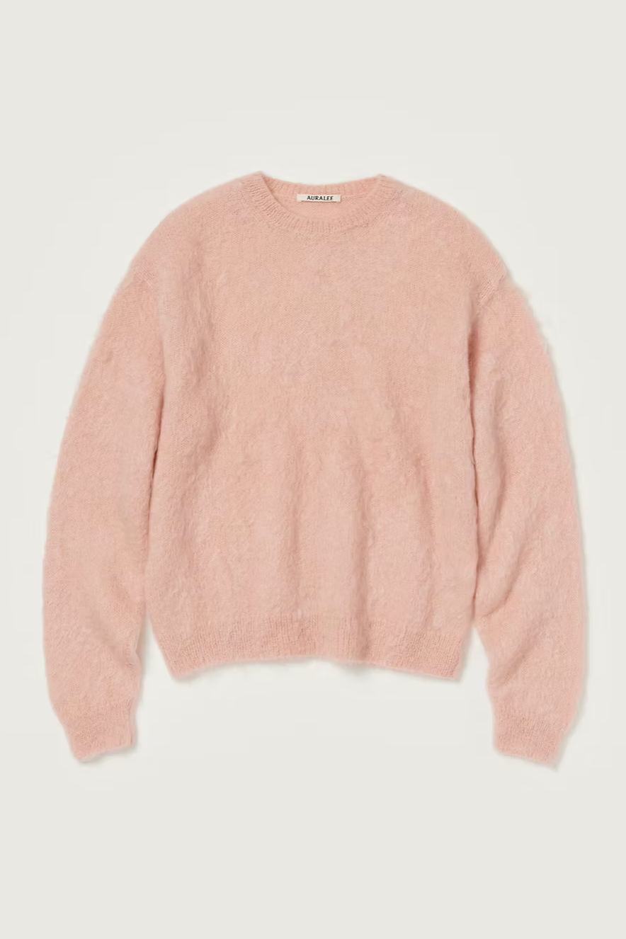 Pull BRUSHED SUPER KID MOHAIR KNIT P/O Auralee