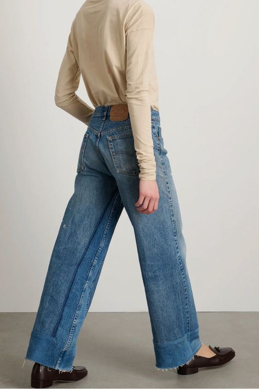 Reworked Vintage Culotte Indigo