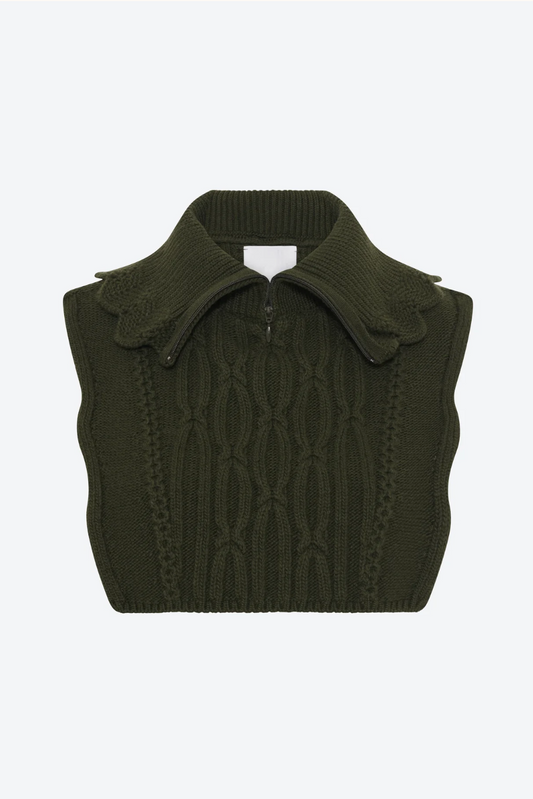 plastron Draga naturel ou kaki