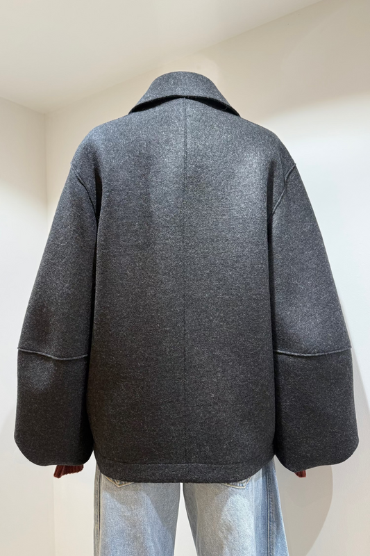 Veste manches ' Puff ' Anthracite