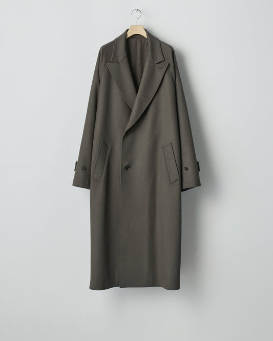 oversized peak lapel coat