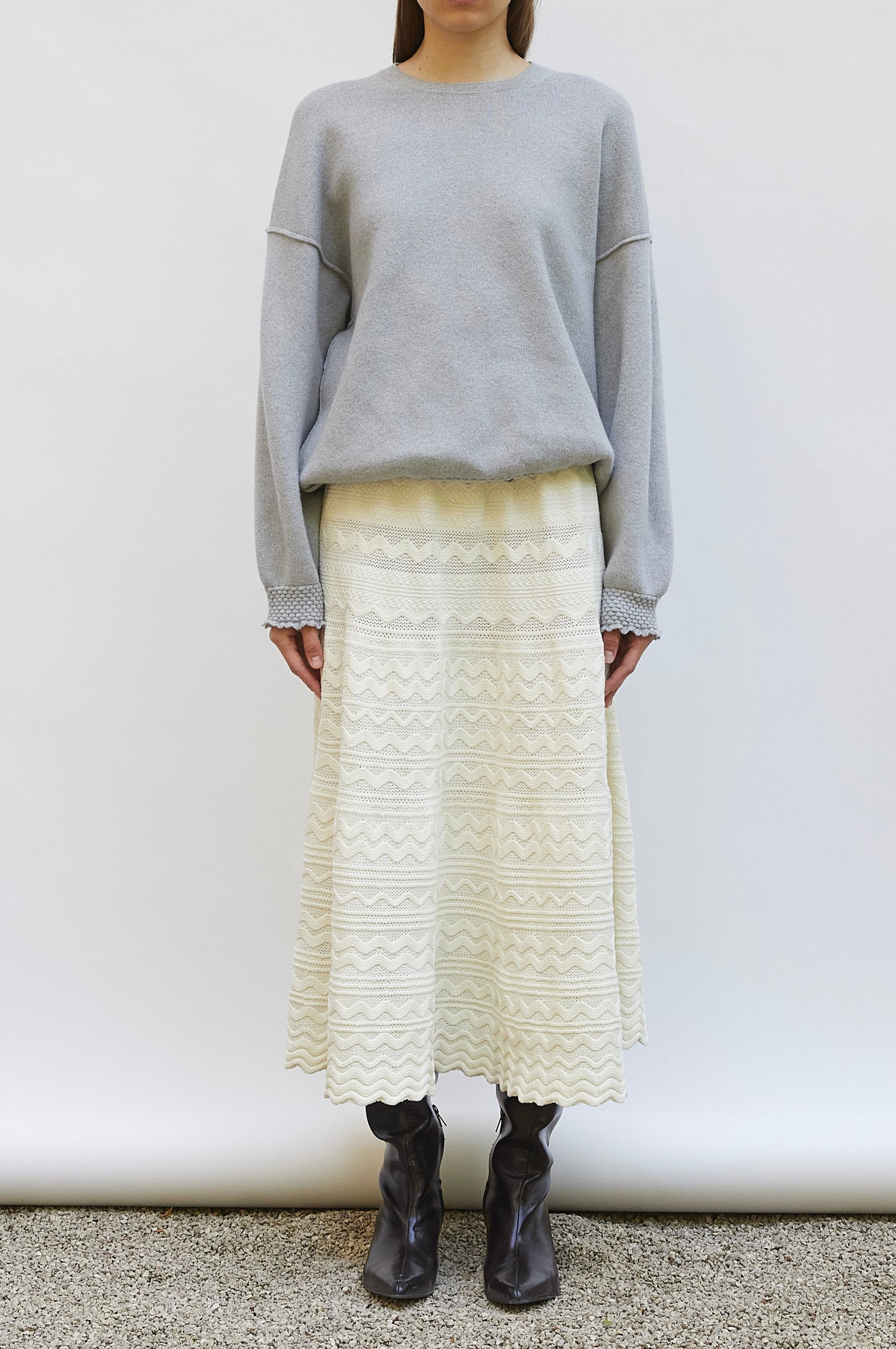 Sweat loose gris souris