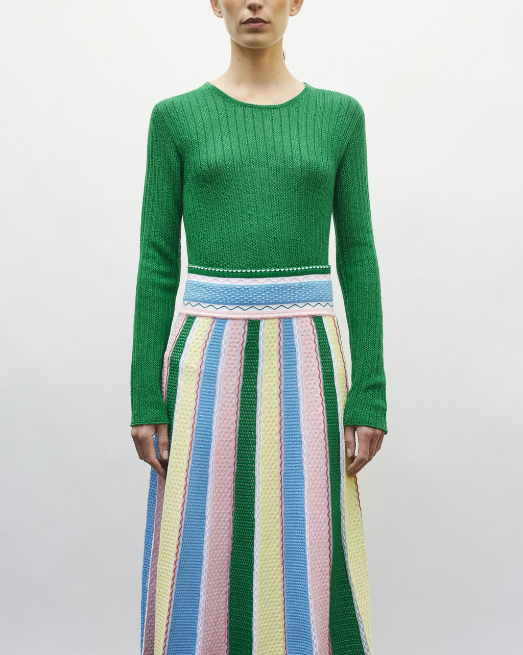 Molli Top fin maille pointelle