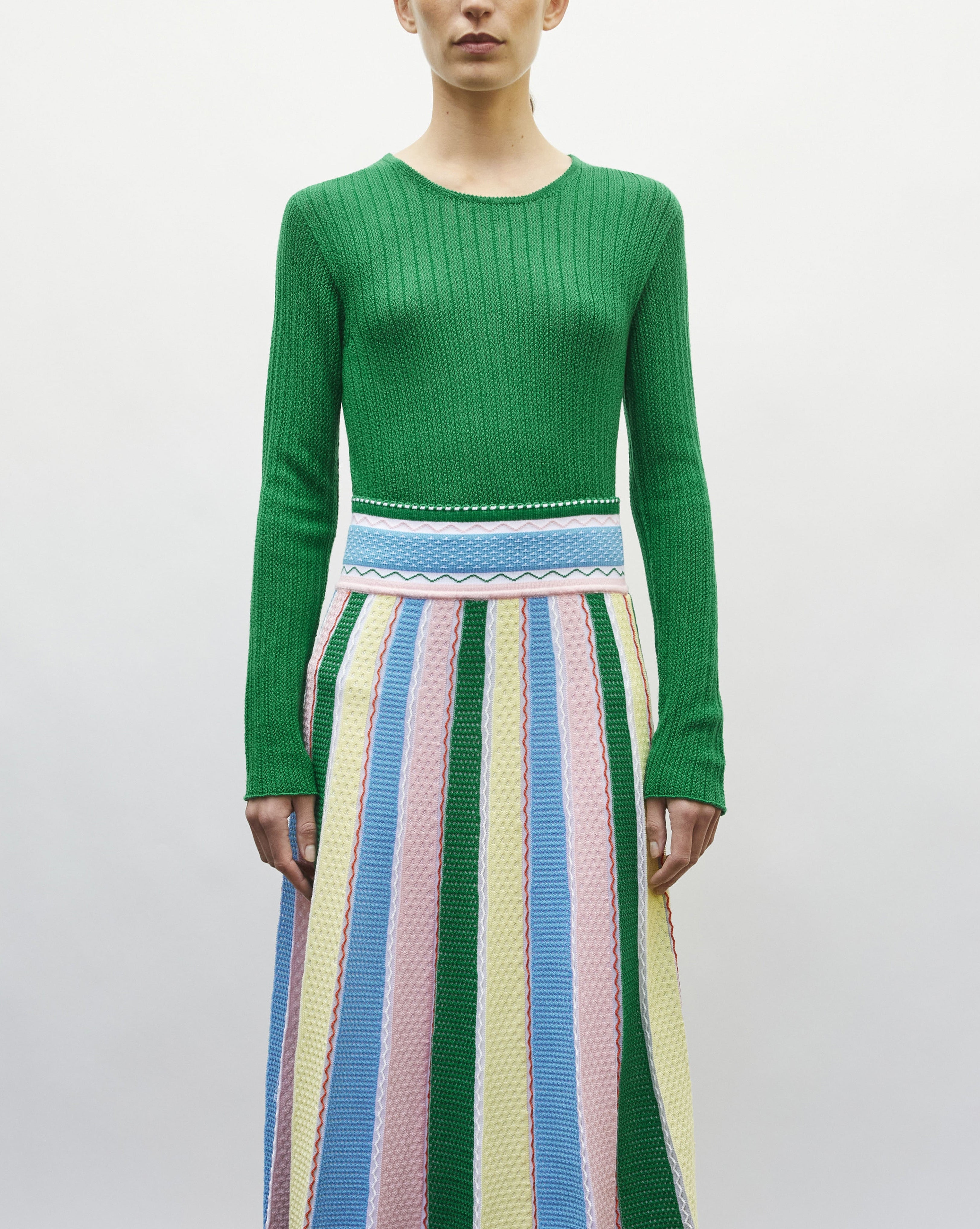 Molli Top fin maille pointelle