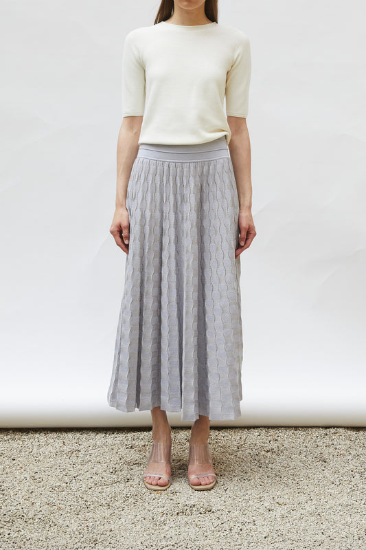 JUPE DÉLICATE MAILLE ONDULÉE