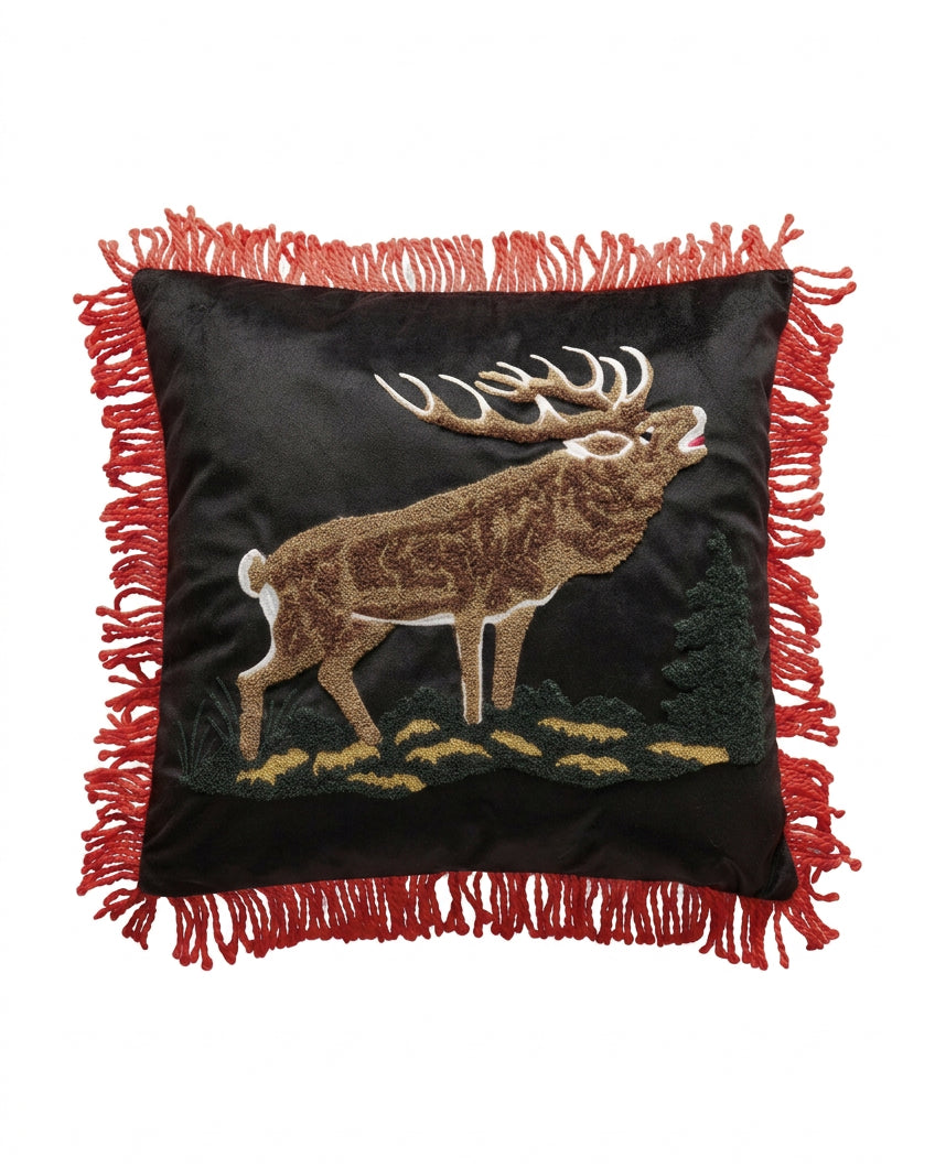 Coussin élan Camp Wandawega