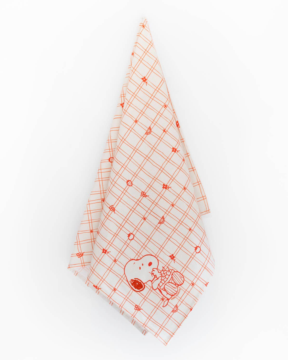 Torchon de cuisine Peanuts® - Panier de cerises Snoopy