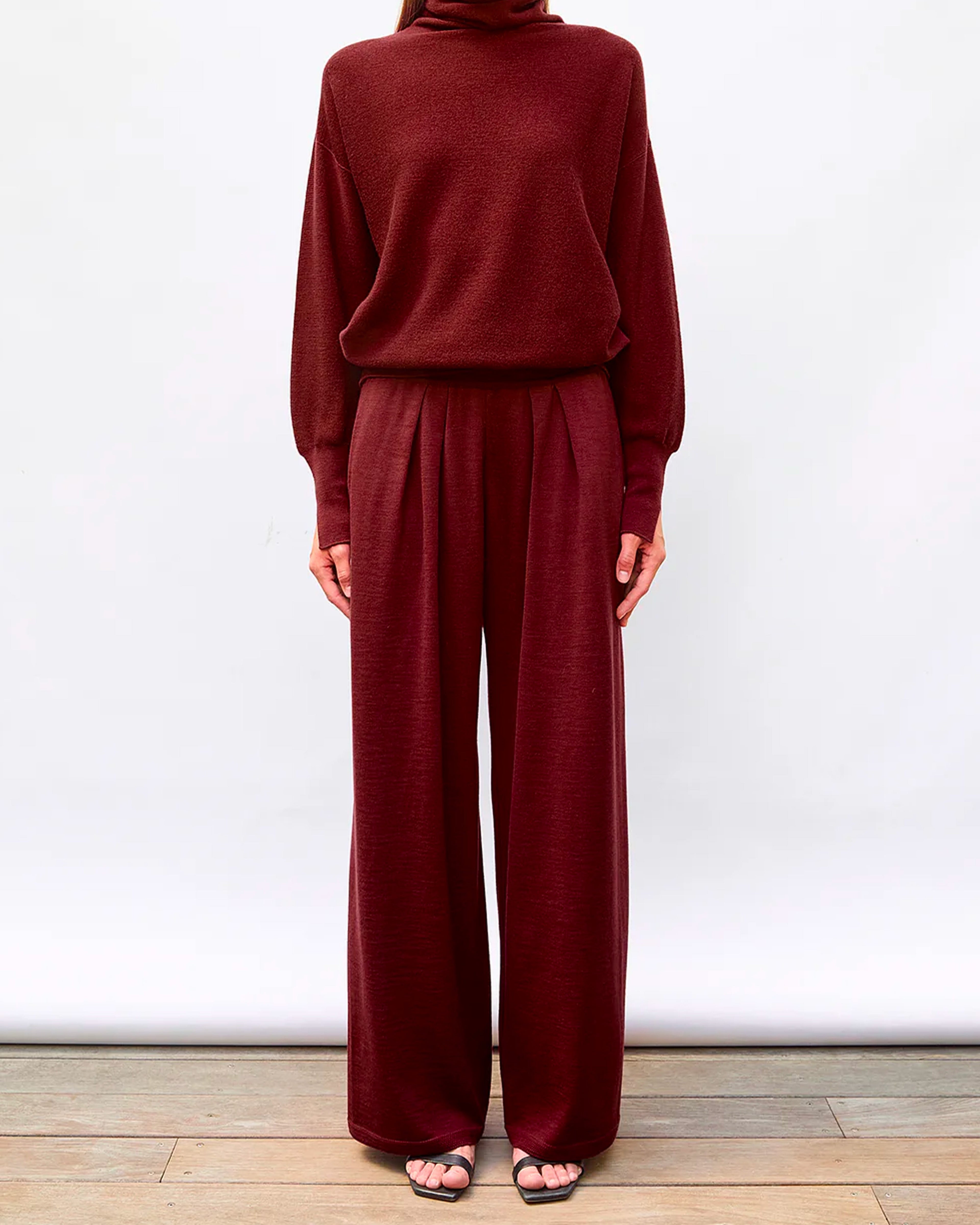 Molli Pantalon Lauren amarante