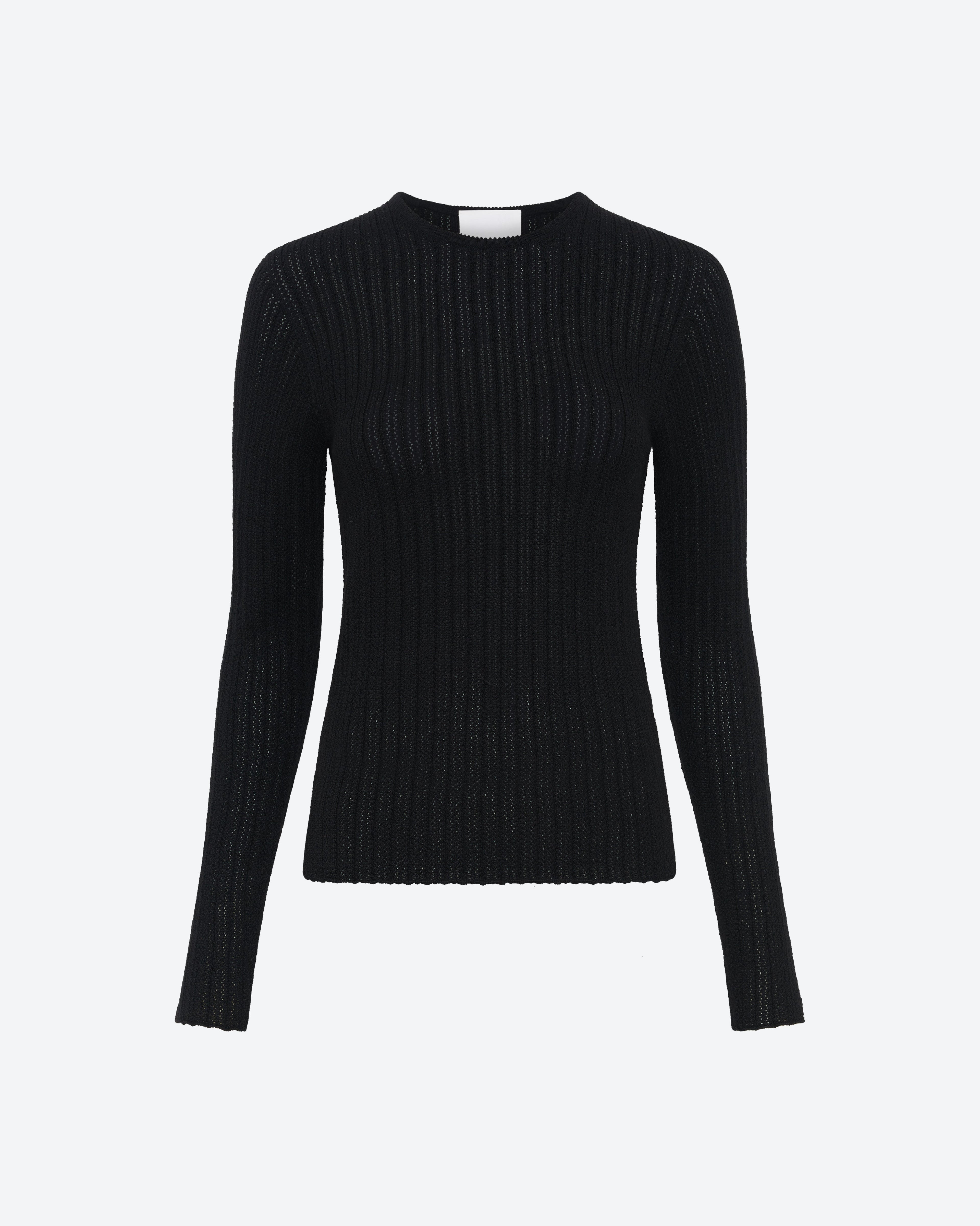 Molli Top fin maille pointelle