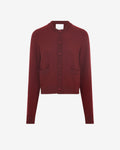 Cardigan maille mousse Molli Amarante