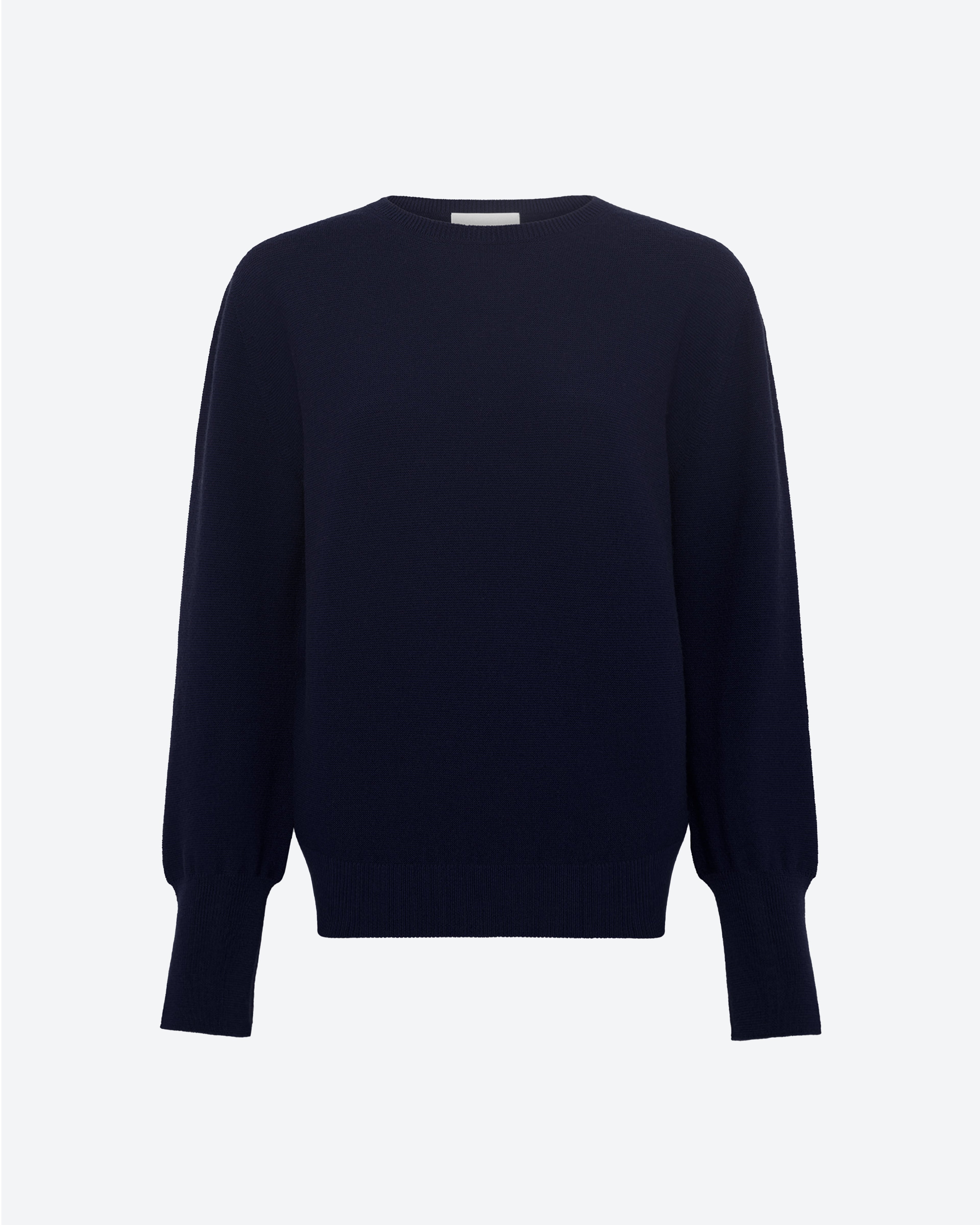 Top fin col rond Molli Nuit
