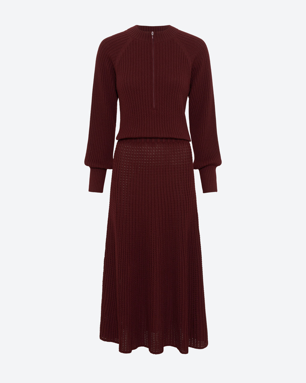 Molli - Robe fluide maille ondulée