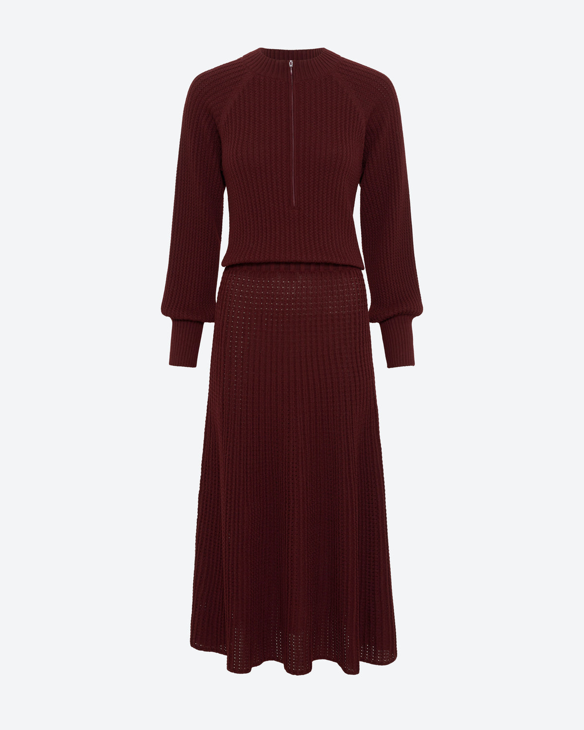 Molli - Robe fluide maille ondulée