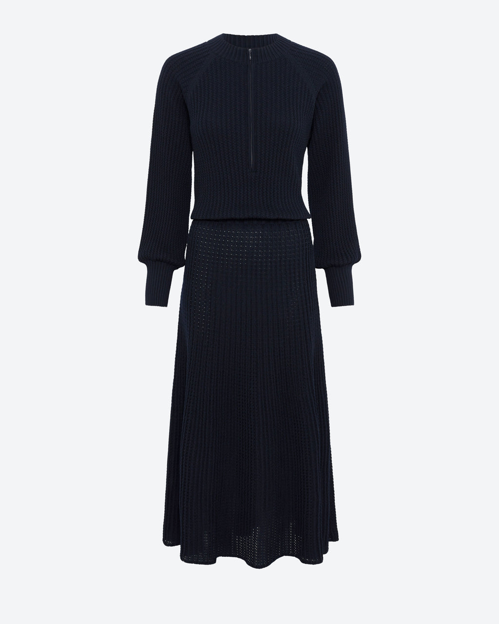 Molli - Robe fluide maille ondulée