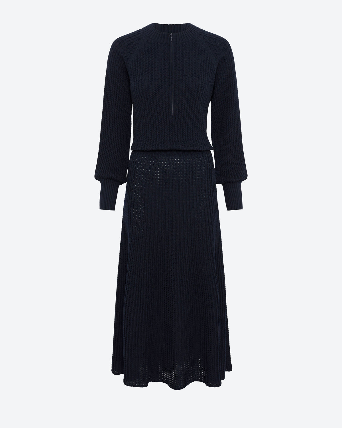 Molli - Robe fluide maille ondulée