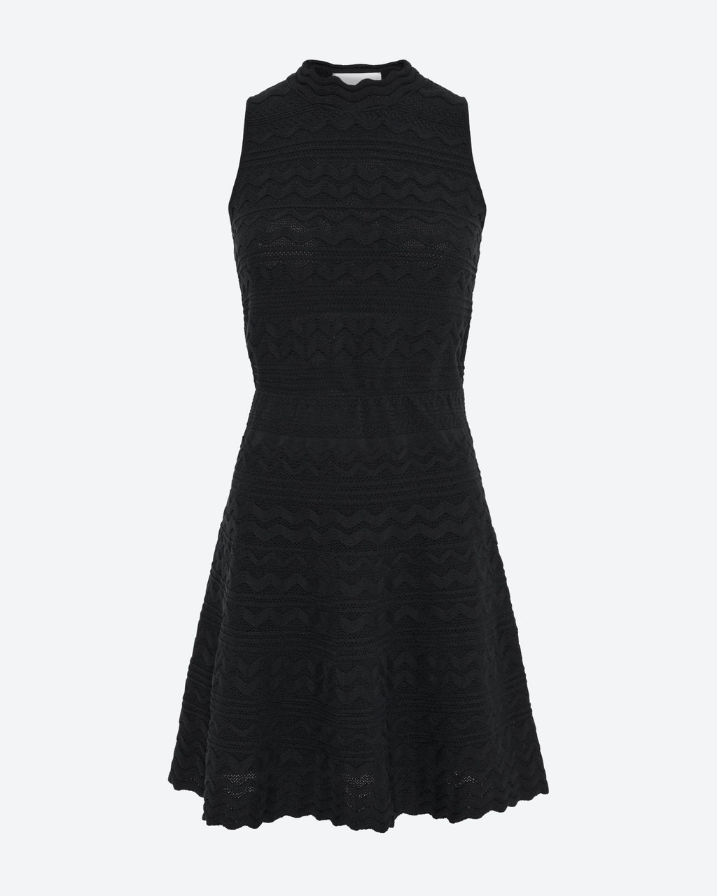 Molli robe courte maille croquet