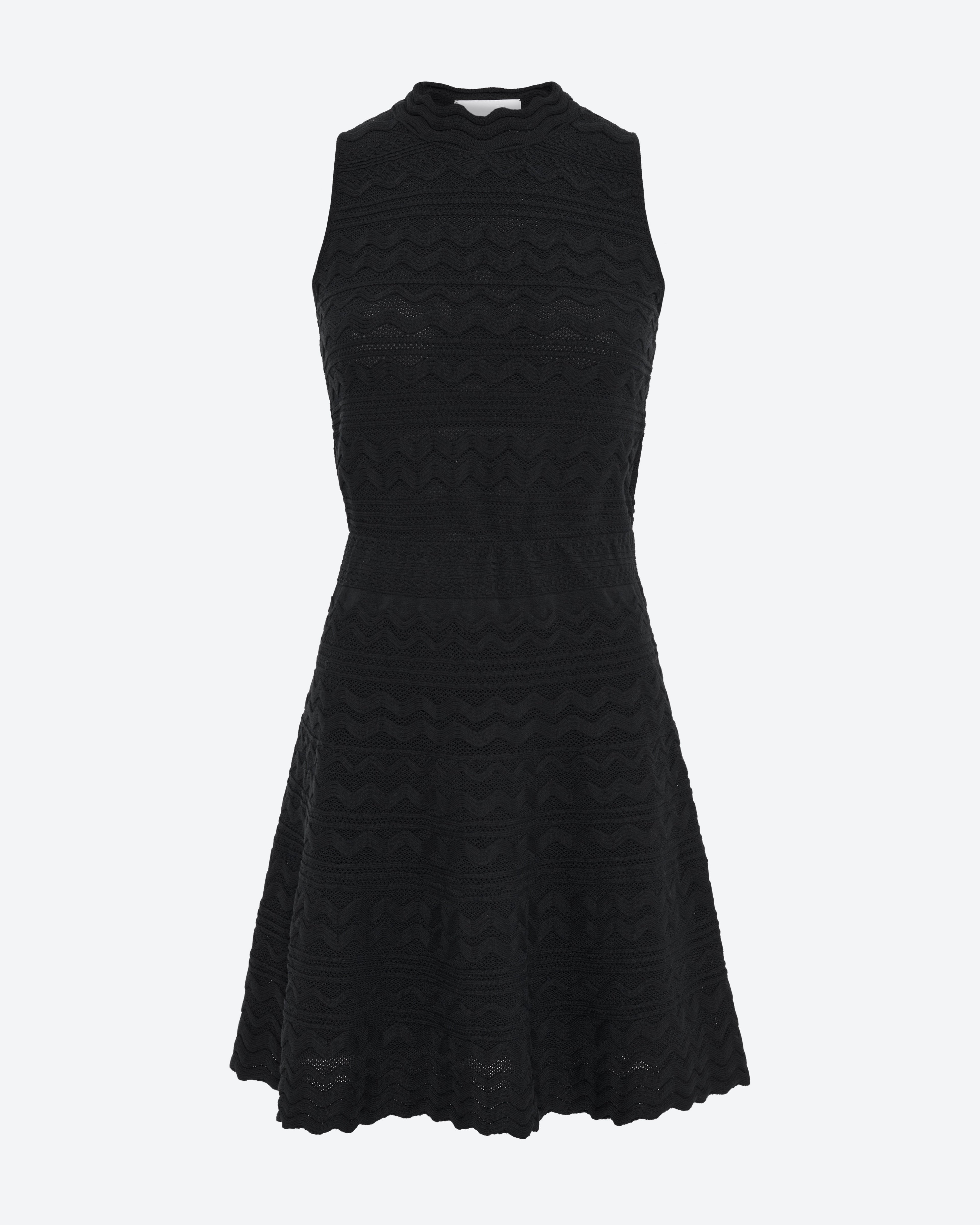 Molli robe courte maille croquet