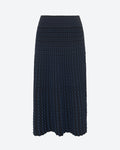 Jupe maille cannage Molli Noir Nuit