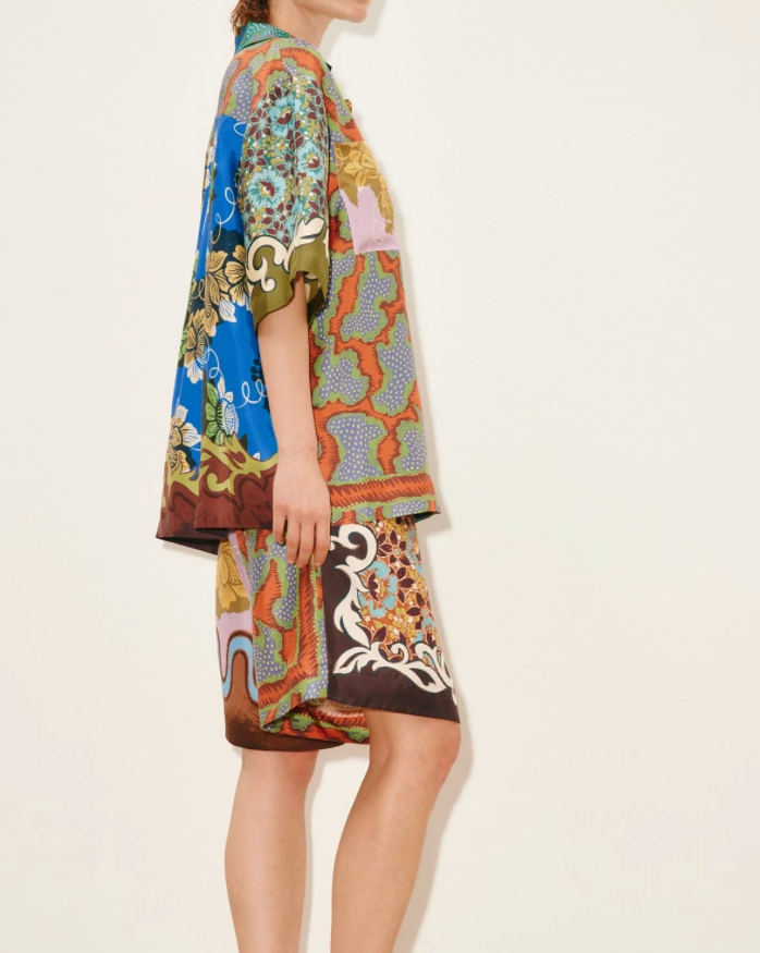 Arnie Silk Shirt Alemais