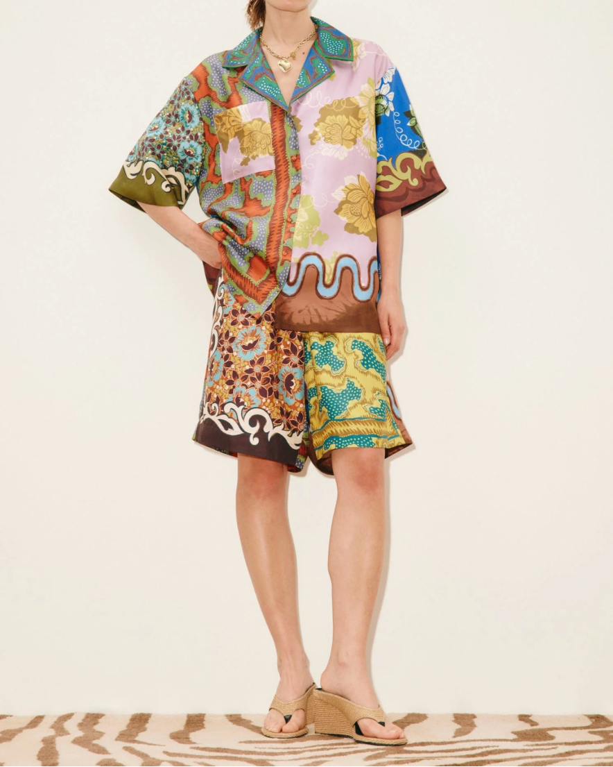 Arnie Silk Short Alémais