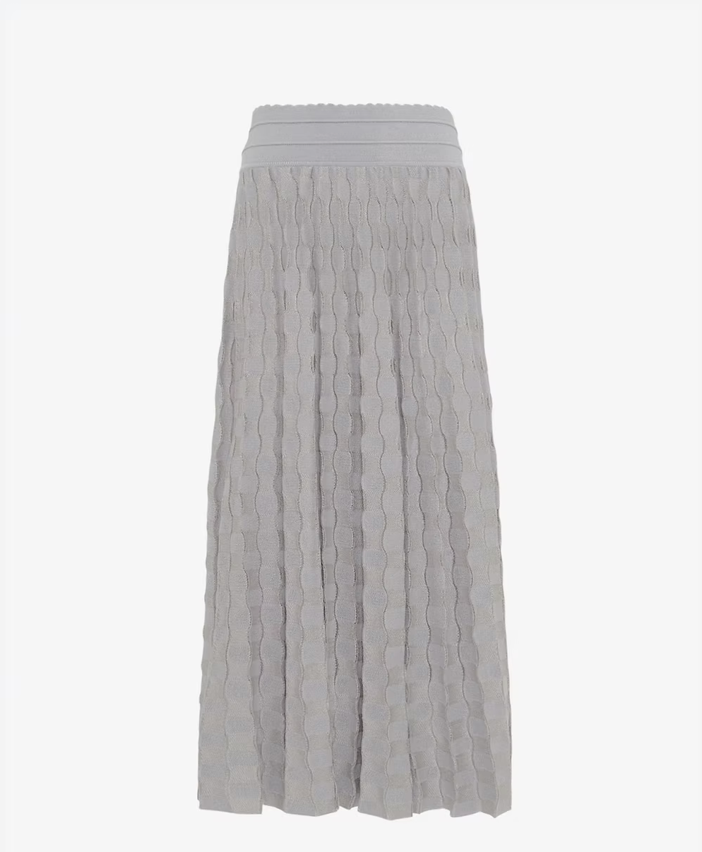 JUPE DÉLICATE MAILLE ONDULÉE