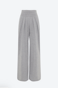 Pantalon large gris moyen