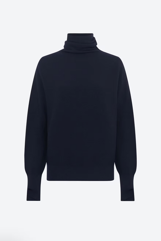 Pull fin col montant nuit