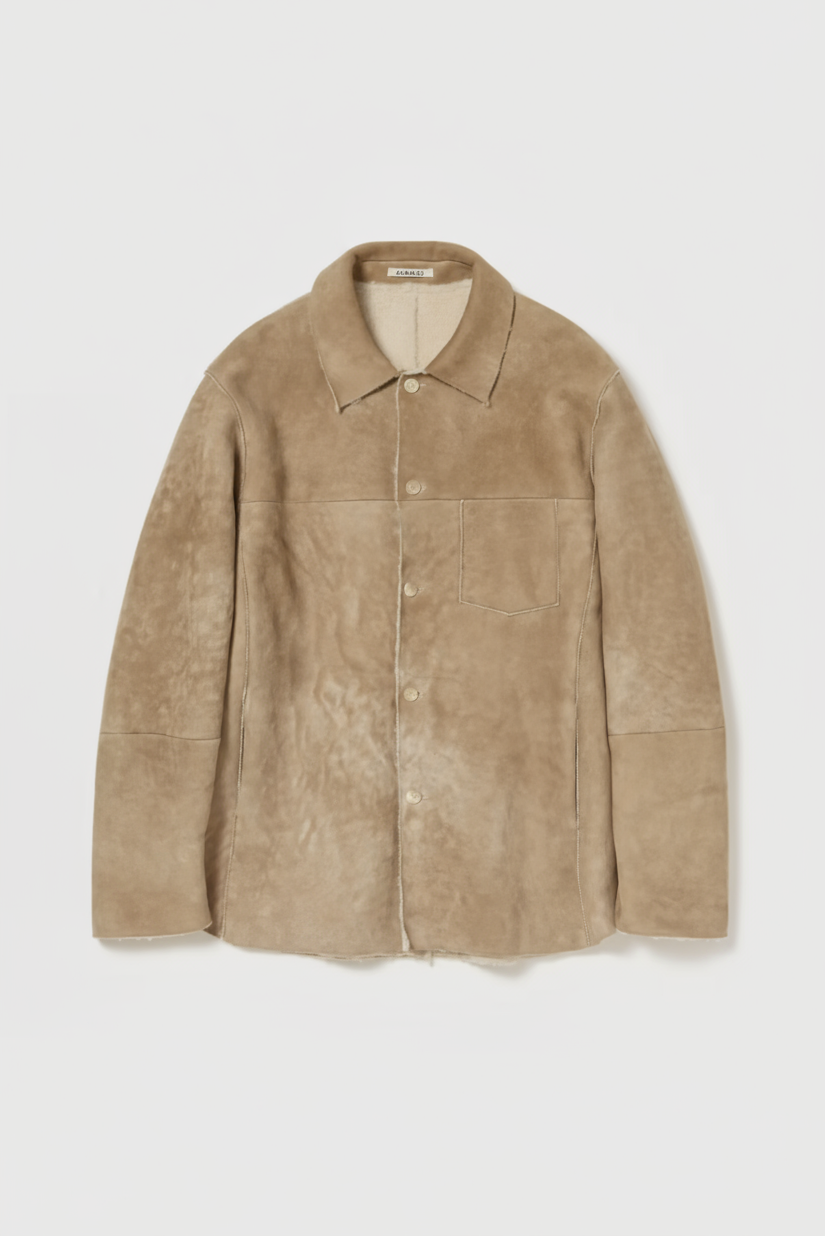 MERINO MOUTON SHIRT BLOUSON