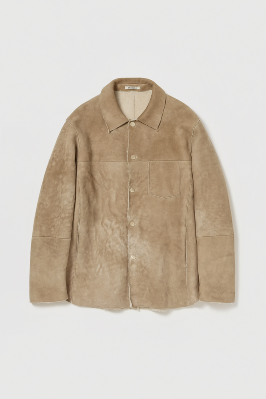 MERINO MOUTON SHIRT BLOUSON