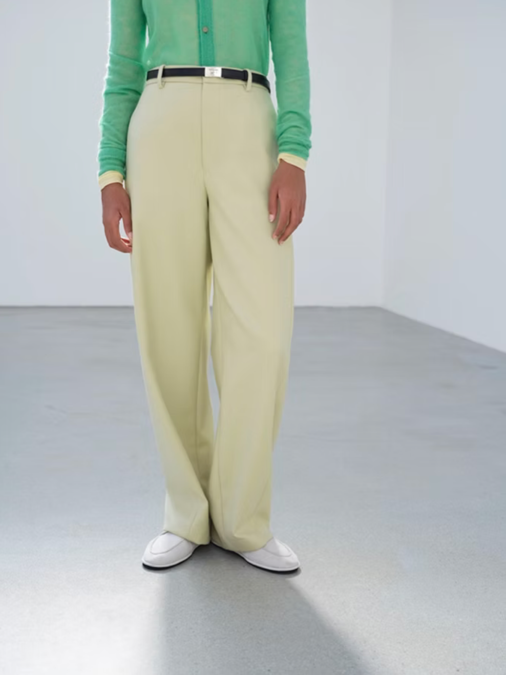 Pantalon LIGHT MELTON SLACKS