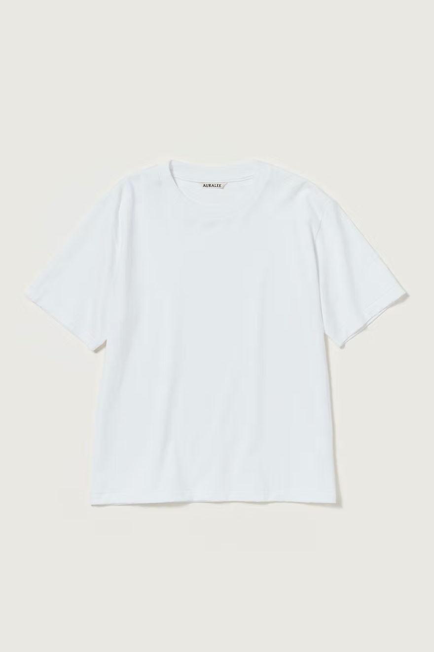 Tee shirt PIMA COTTON JERSEY TEE Auralee