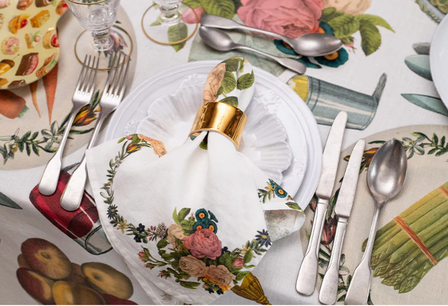 Nappe en Lin "Feast"