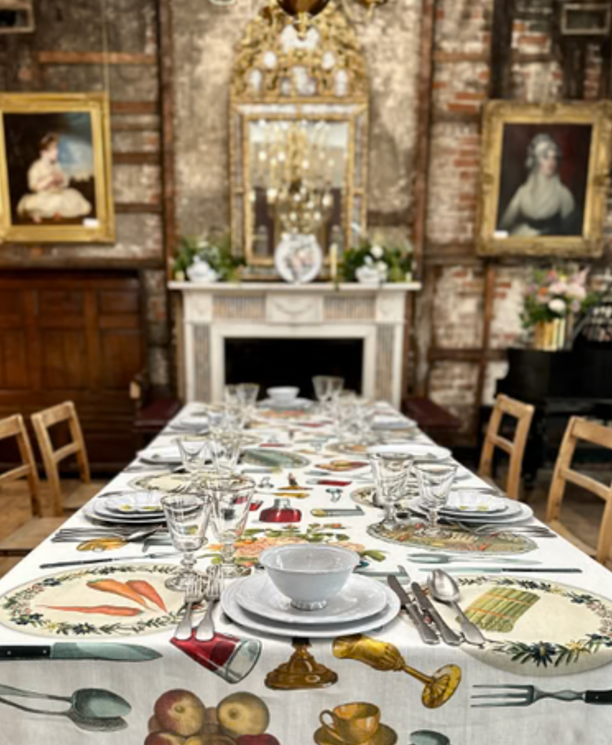 Nappe en Lin "Feast"