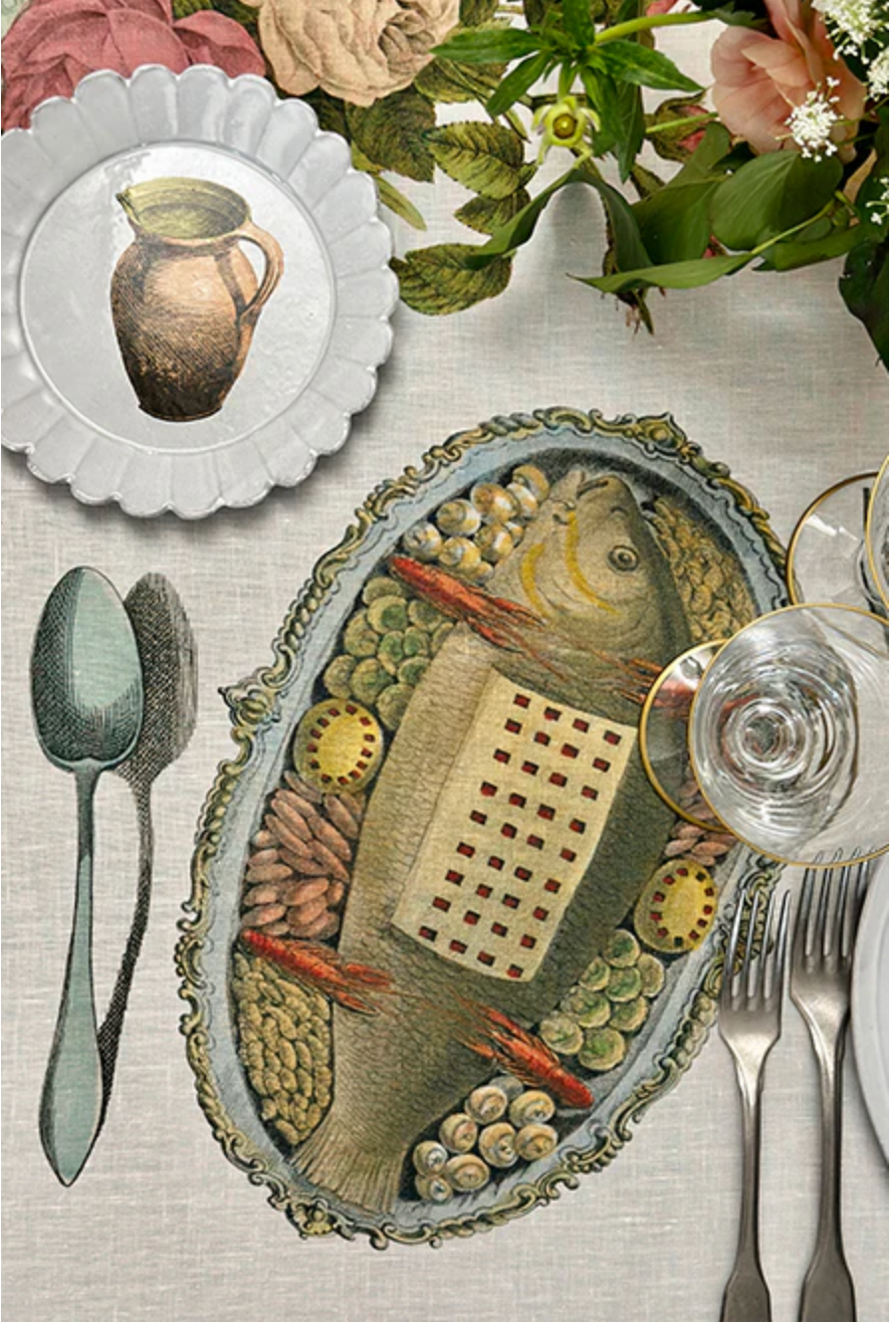 Nappe en Lin "Feast"