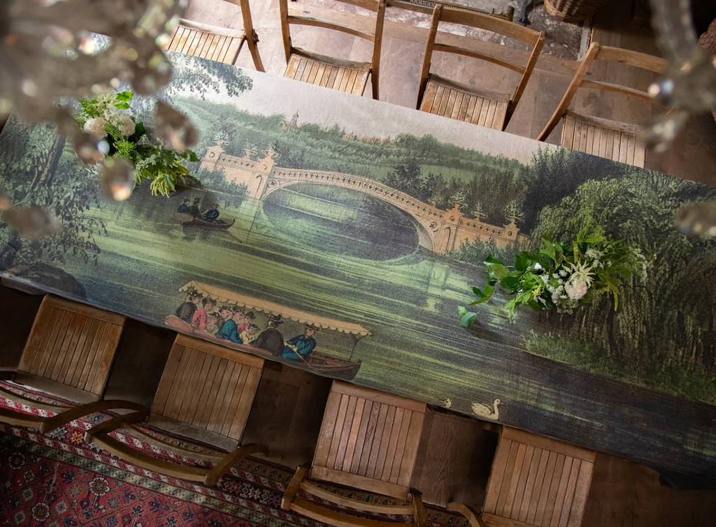 Nappe en Lin "Central Park" John Derian x S&B