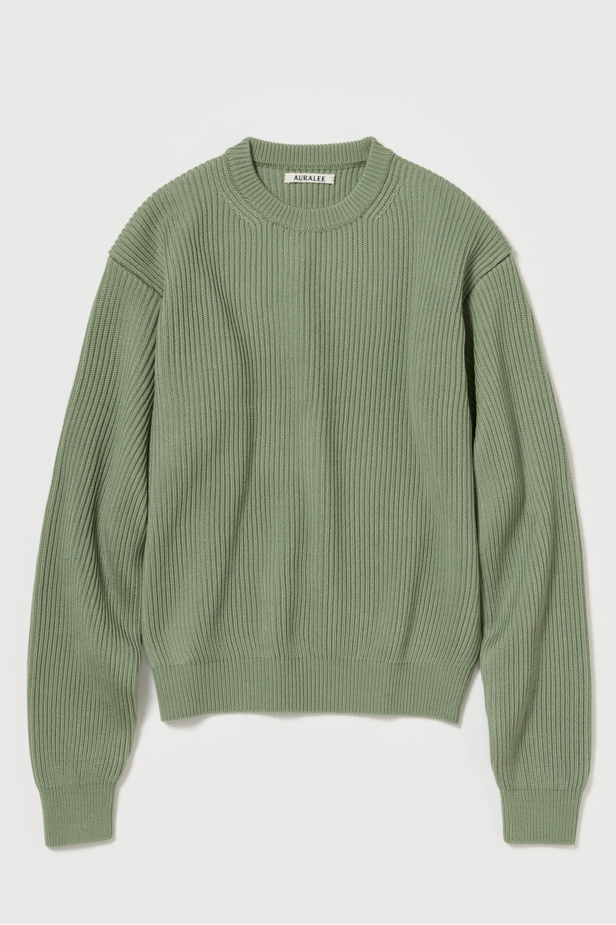 Tricot côtelé doux en laine extra fine