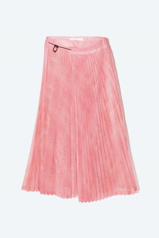 Jupe Mesh print pleats