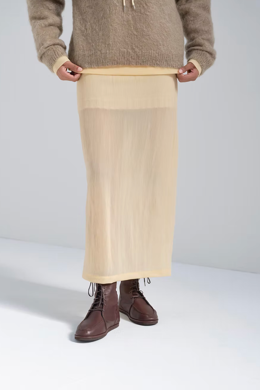 Jupe Yellow nylon Auralee