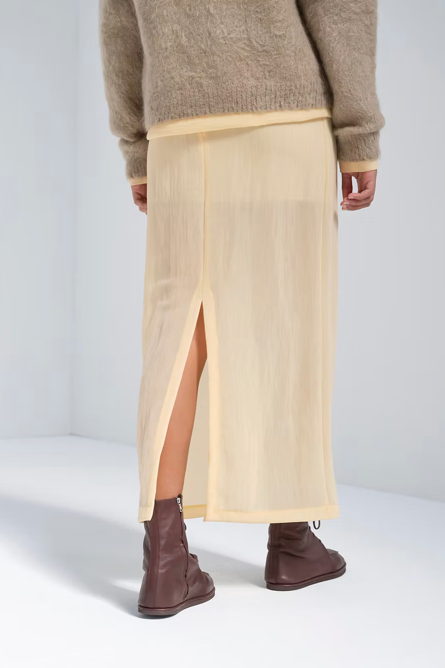 Jupe Yellow nylon Auralee