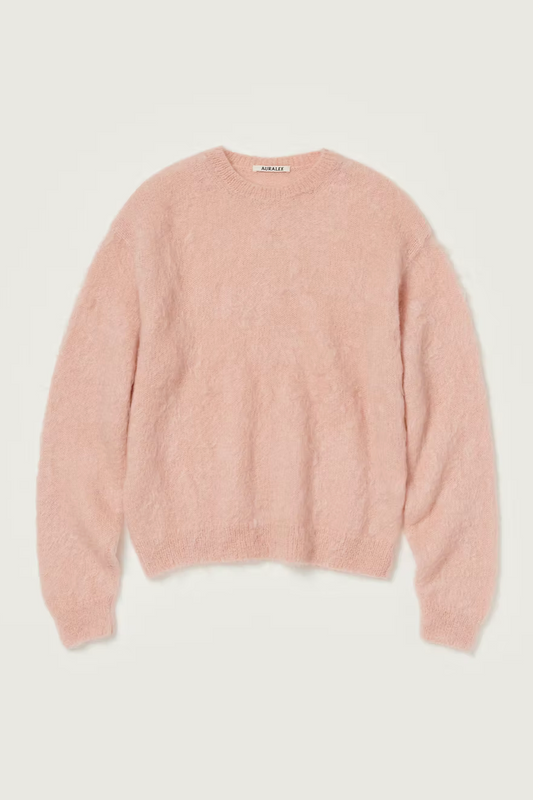 Pull BRUSHED SUPER KID MOHAIR KNIT P/O Auralee
