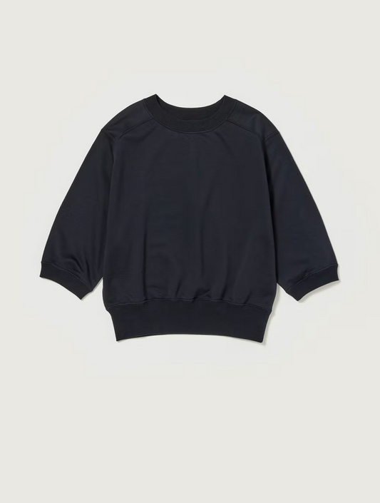 ELASTIC HIGH GAUGE SWEAT HALF SLEEVED P/O Auralee