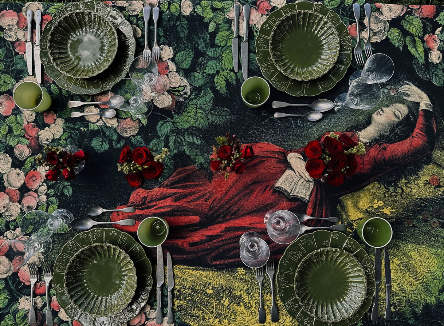 Nappe en Lin" Sleeping Beauty "