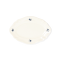 Assiette ovale hirondelle L