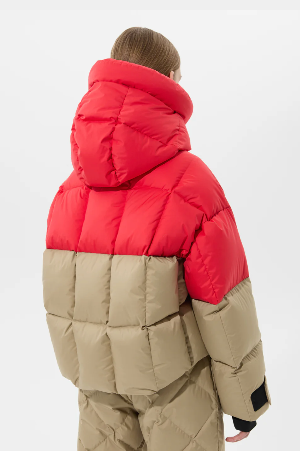 DOUBLE APRES SKI WENDY JACKET TEC BEIGE + TEC RED IENKI IENKI