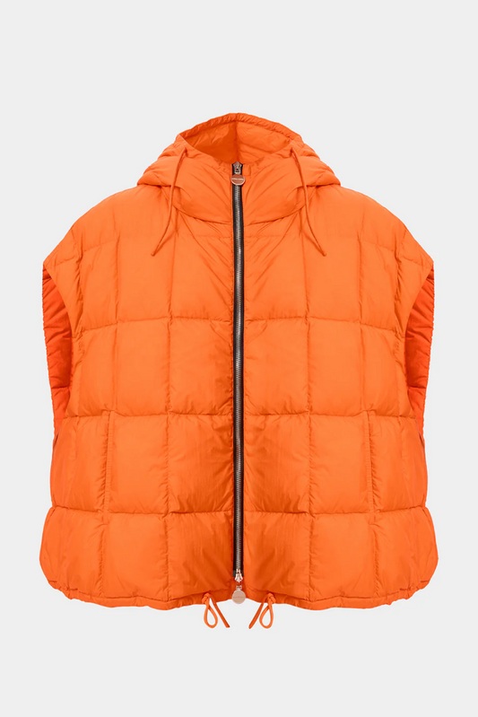 Veste sans manche cozy arco orange Ienki Ienki